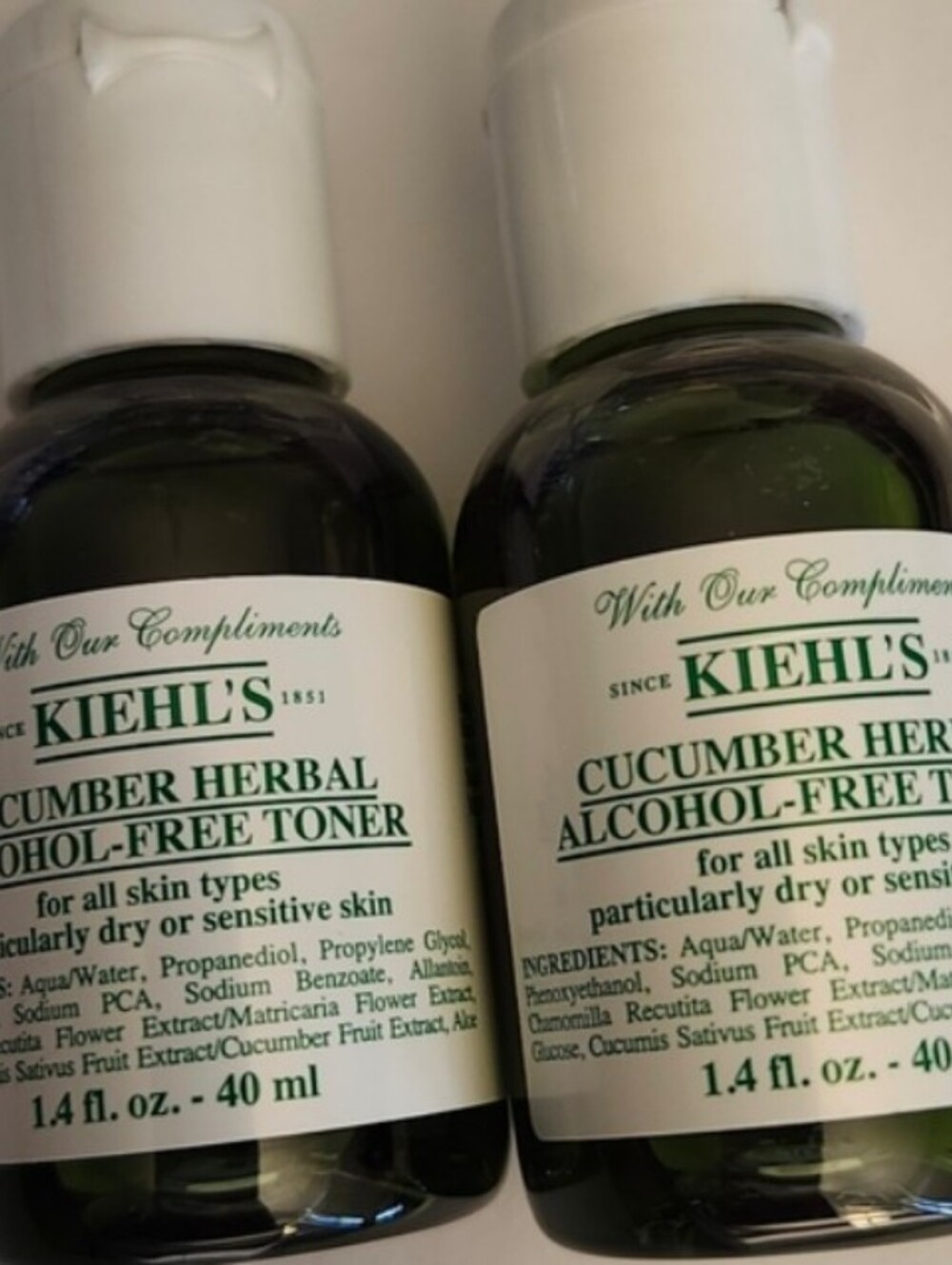 Kiehl's Cucumber Herbal Alcohol-Free Toner - Green